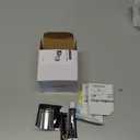 YDmeet Shower Head Holder, Adjustable Handheld Brass Shower Head Bracket, Wall Mount Holder, Drill Free Glue Installation (Polished Chrome)