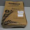 Pinkunn 8 Pcs 13'' Large Divided Plates Unbreakable Wheat Straw Dinnerware Lunch Trays Lightweight Reusable Plastic Compartment Microwave Dishwasher Safe Separator Plates(Classic)