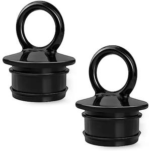 PVC Push-in Boat Drain Plug Replacement for T-H-Mar-ine Boats Scuppers 1-1/2” Thru-Hull Drains, The Push-in Boat Drain Plug Stopper for Livewell Boat Plug Effectively Prevent Water Overflow - (2 Pack)