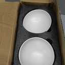 Ceramic Raised Cat Bowls, Elevated Tilted Cat Food and Water Bowls Set, Porcelain Stress Free Pet Feeder Dish for Cats and Small Dogs, Dishwasher and Microwave Safe, Set of 2(White)