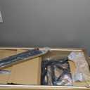 Linon Home Dcor Black X Back Counter Stool, 16" W x 17.91" D x 37.01" H