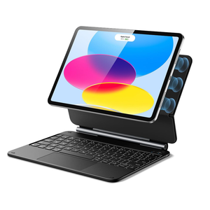 ESR iPad 11th(A16, 2025)/10th Gen Case with Keyboard, Magic Keyboard for iPad 10.9", Case with Floating Cantilever Stand, Springy Backlit Keys, MultiTouch Trackpad, Rebound Series, Black