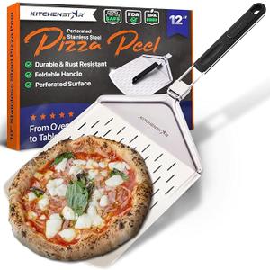 KitchenStar Perforated Pizza Peel 12 inch