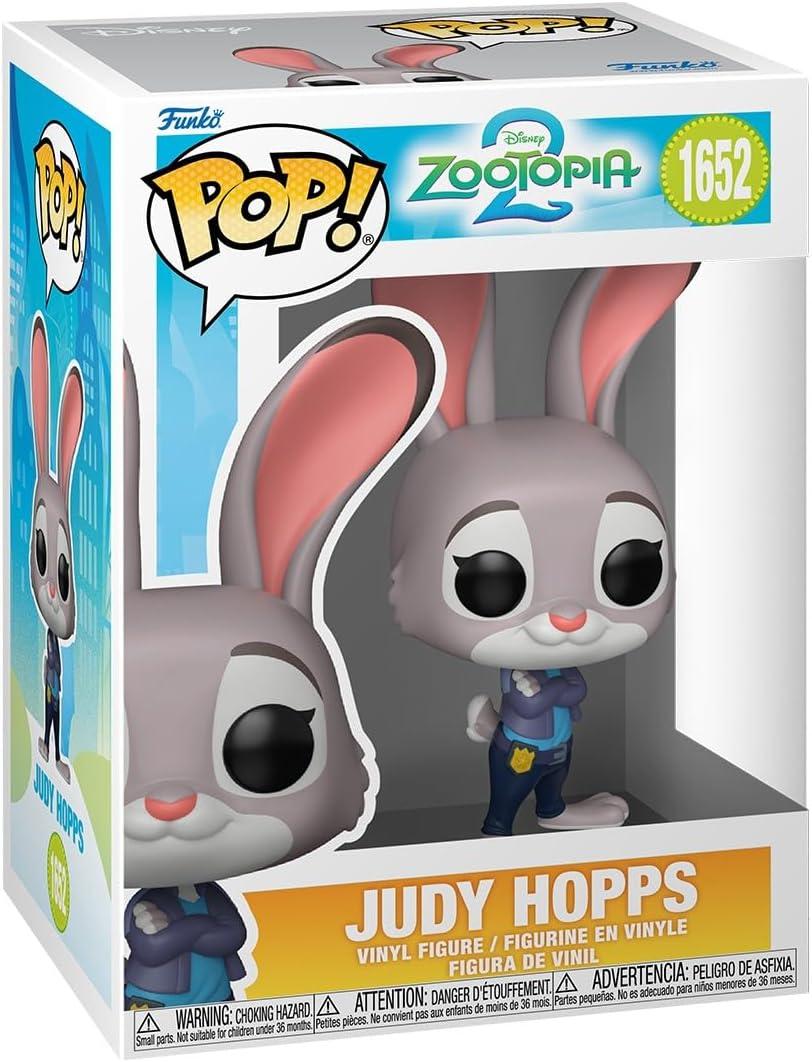 Funko Pop! Disney: Zootopia 2 - Judy Hopps - Collectable Vinyl Figure - Gift Idea - Official Merchandise - Toys for Kids & Adults - Disney Fans - Model Figure for Collectors and Display