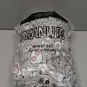 Berkshire Blanket Peanuts® Fitted Sheet (Only), Cute Character Snoopy Microfiber Sheet with Deep Pocket, Soft and Breathable, Snoopy Sleeps Hearts Sheet Scale High Rise SMALL