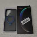 TORRAS 360 Spin Magnetic Stand for Samsung Galaxy S25 Ultra Case, Fit for Magsafe, Mil-STD Slim Protective S25 Ultra Case with Kickstand Rotatable, Aesthetic for Women Men, Ostand Spin, Navy Blue