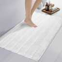 Washable Bathroom Rug 20" x 30", Extra Soft Bath Mat, Absorbent and Non Slip Bath Rug for Shower, Bathtub, Sink, Floor