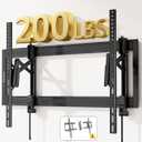 monTEK Heavy Duty Tilting TV Wall Mount for 55105" Large TVs up to 200 lbs Low Profile, Universal Fit, Tilt & Swivel Adjustment, 6.8" Extension, Max VESA 1000x600mm, Fits 16"/18"/24"/32" Studs