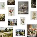 Art Acoustic Wall Panels Sound Absorbing - Floral Vintage Wall Art for Living Room, Office, Bedroom - Self Adhesive Acoustic Panels for Wall, Stylish & Easy-to-Install Soundproof Solution