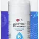 LG LT1000P - 6 Month / 200 Gallon Capacity Replacement Refrigerator Water Filter (NSF42, NSF53, and NSF401) ADQ74793501, ADQ75795105, AGF80300704, or AGF80300705 White