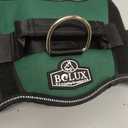 Bolux Dog Harness, No-Pull Reflective Dog Vest, Breathable Adjustable Pet Harness with Handle for Outdoor Walking - No More Pulling, Tugging or Choking (Dark Green, M) (Medium (Pack of 1))