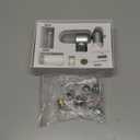 4 Modes Multifunctional Kitchen & Bathroom Water Filter for Sink Faucet with 2pcs Replacement Filters - 99.9% Chlorine Removal - Skin Hydration in 2 Weeks-Compatible with Most of Faucet (Grey)