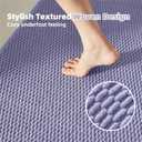 TYUU Large Bathroom Rugs Non Slip Washable Bath Rugs Super Absorbent Bathroom Rug Thin Quick Dry Low Pile Bath Mats, Lavender 36"x60"