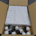 Battery Operated String Lights for Marquee Light Up Letters Numbers LED 8-Bulb White Indoor Outdoor Cool White Light Bulbs Bedroom Wall Christmas Decor Wedding Birthday Party Decorations