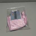 Women's Satin Robes Floral Bridesmaid Robes Short Silk Kimonos Sleepwear (Pure Pink)