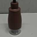 Gaussra Bronze Soap Dispenser with Coaster and Stickers, Stainless Steel and Glass Bottle Hand Pump Dispenser, Refillable Liquid Hand Soap Dispenser for Bathroom & Kitchen (11OZ / 320ML)