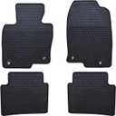 Car Floor Mats Custom Fit for Mazda CX 5 CX-5 SUV 2025 2024 2023 2022 2021 2020 2019 2018 2017 Odorless Washable Rubber Foot Heavy Duty Anti-Slip All Weather Car Floor Liner-Black