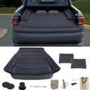 TIPHOPE Truck Bed Air Mattress for 5.5-6.5FT,Thicken Pickup Sleeping Pad with Wireless Built in Pump & Pillow, Portable Inflatable Mattress for Outdoor Camping Road Trip Travel