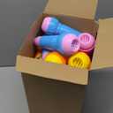 Woanger 30 Pcs Echo Microphone Fun Voice Amplifying Microphone Multicolored Retro Battery Free Speech Therapy Toys Lightweight Echo Mic for Singing Music Birthday BBQ Party Supply, 7.5 x 2.2 Inch