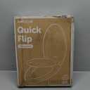 Jool Baby Quick Flip Toilet Seat with Built-in Potty & Splash Guard for Toddler Training, Slow Close (Elongated)