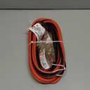 25FT 14/3 Gauge Heavy Duty Outdoor Extension Cord Waterproof with Locking LED Lighted Plugs, SJEOW All-Weather Jacket (-50C to 105C), 15amp 1875W, 3 Prong, ETL Certified