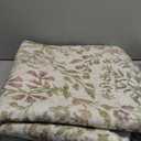 jinchan Zenith Round Rug 5ft Area Rug Soft 5'Round Floral Aesthetic Rug Non-Slip Low-Pile Machine Washable Carpet for Entryway Bedroom Kids Room Kitchen College Dorm Pastoral Green