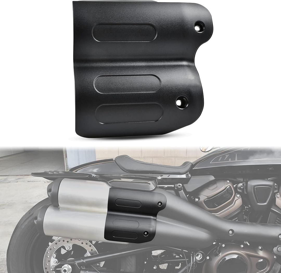 Rear Passenger Heat Shield Cover for Harley Sportster S 1250, Black Exhaust Pipe Heat Insulation Cover for Harley Sportster S 1250 RH1250S 2021-2024 Accessories(New Upgrade)