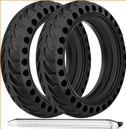 TOUBEUU Solid Tires 8.5x2 Inches for Electric Scooter, 50/75-6.1Replacement Wheels, Rubber Tyre 8-1/2'' for Gotrax GXL V2/XR/APEX & Xiaomi M365/M365 Pro/Pro 2/1S and All 8.5'' Scooter- Black(2PCS)