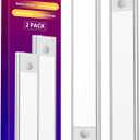 LED Under Cabinet Lighting, Battery Operated Motion Sensor Light Indoor Wireless, 3 Color Temps, USB Rechargeable Closet Light, Dimmable Under Counter Lights for Kitchen Stairs Closet Pantry, 2 Pack