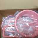 Front Grill Insert+Headlight Turn Light Cover Compatible with 2024-2025 Jeep Wrangler JL JLU & Gladiator JT Exterior Accessories,Not Fit for JL Sport & Sports (Pink)