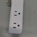 Surge Protector Outlet Extender - with Rotating Plug, 6 AC Multi Plug Outlet with 4 USB Ports (2 USB C), 1800J Wall Charger, 3-Sided Power Strip with Spaced Outlet Splitter for Home, Office, Travel (White)