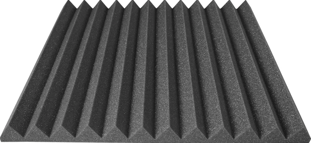 Acoustic Foam Panels 12x12inch 12 Pack, 48 Square Feet, Used For Recording Studio Sound Reduction, Wedge Style Soundproofing Tiles, 48 Sq Ft (2 Inch Thick, Charcoal)