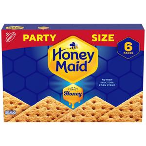 HONEY MAID Graham Crackers, Lunch Snacks, Party Size, 28.8 oz (EXP 04/15/26)