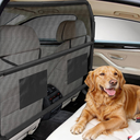 Dog Car Barrier for SUVs,Trunks and Cargo Area, UniversalFit Pet Divider Gate, 50Inch Wide Pet Barrier with See Through Net Mesh for Small Trucks and SUV & MidSized Vehicle