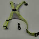 ChalkLit Light Up Dog Harness, No Pull Led Dog Harness Glow-in-The-Dark for Night Walking, USB Rechargeable Lighted Safety Vest for Medium Large Dogs, Adjustable Soft Mesh Fully Illuminated (Green, M)