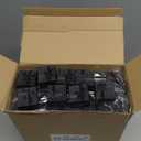 200 Pcs Jewelry Ring Gift Box Black Earring Gift Box for Wedding Ceremony Engagement 1.57 x 1.57 x 1.18 Inch Small Ring Case with Lid Cardboard Foam Velvet Insert for Woman