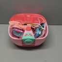 Kids Foot Spa & Nail Kit - Kids Spa Day Kit for Girls with Mask Foot Bath and Nail Dryer - Manicures Pedicure Toy Kit Nails Art Salon Girl Stuff - Christmas Birthday Gifts for 6 7 8 9 10-12 Year Old (Large Size)