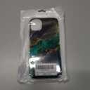 for iPhone 11 Case for Girl Women Men,Glitter Pearly Shell Luster Sparkle Bling Soft TPU Slim Thin Protective Phone Case Cover for iPhone 11 6.1,Fashion Emerald Green Gold Marble