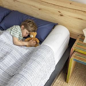 BANBALOO | Bed Bumper for Toddlers - Premium Model | XL Bed Barrier with Mattress Cover | Toddler Bed Bumper | Easy Setup and Quick Installation | Queen, King, Twin, Full-Size Bed | Foam