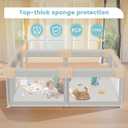 Besuhot Baby Playpen Baby Playard, Play Pen for Babies and Toddlers with Gate, 50x50 Fence, Sturdy Safety Playpen, Indoor & Outdoor Kids Activity Center
