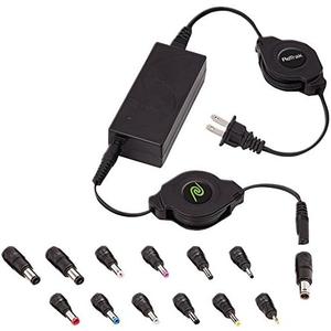 ReTrak Retractable Universal Ultrabook/Netbook/No... Charger, Black (ETCHGNBUNN)