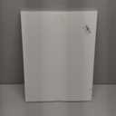 4 Pcs Trifold Poster Board, 26x17 inches White Poster Board Comes with Sticky Accessories, Corrugated Presentation Boards, Display Board for School Projects, Business Presentations