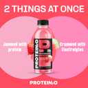 Protein2o Hydration Drink - 2-in-1 Liquid Clear Whey Protein Isolate and Electrolyte Drink - 20g Protein, Vitamins B5, B6 - Post-Workout Recovery - 16.9 Fl Oz - 12 Count Strawberry Watermelon