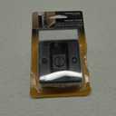 Prime-Line N 7578 Pocket Door Privacy Lock with Pull, Matte Black Finish (Single Pack)