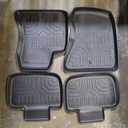 KIWI MASTER Floor Mats for 2011-2023 Dodge Charger RWD/Chrysler 300 RWD All Weather Custom Fit Mat Front & Rear 2 Row Seat TPE Slush Liners Set Black