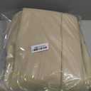 Tanming Women's Notch Lapel Double Breasted Wool Blend Mid Long Pea Trench Coat (Medium, Beige)