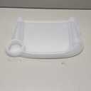 Baby Dining Tray Compatible with in-gle-sina Fast Table Chair Portable Baby Feeding Tray for Clip-On Hook-on Table Chair Ideal for Toddler Perfect for Meal, Restaurant - Clear Plastic