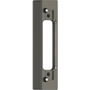 Angled Doorbell Mount compatible with Eufy E340 Security Video Doorbell (50-Degree, Black)