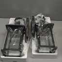 Darkaway Outdoor Lights Fixtures Wall Mount, Outdoor Wall Sconce with Seeded Glass Waterproof Outside Exterior Lights Fixture for House, Front Porch, Patio (2 Pack)