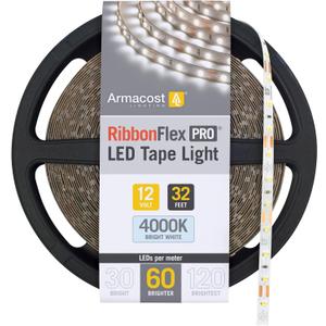 Armacost Lighting 152250 RibbonFlex Pro Series 60 LED Strip Light, 32.8 ft, 4000K, LED Lights